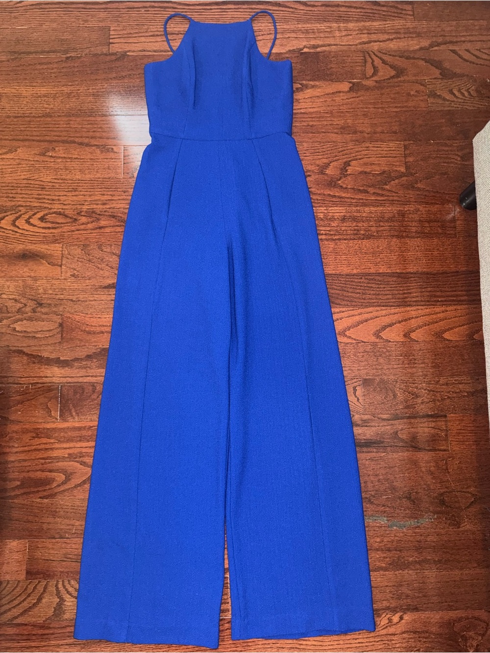 Black Halo Wide-Leg Jumpsuit